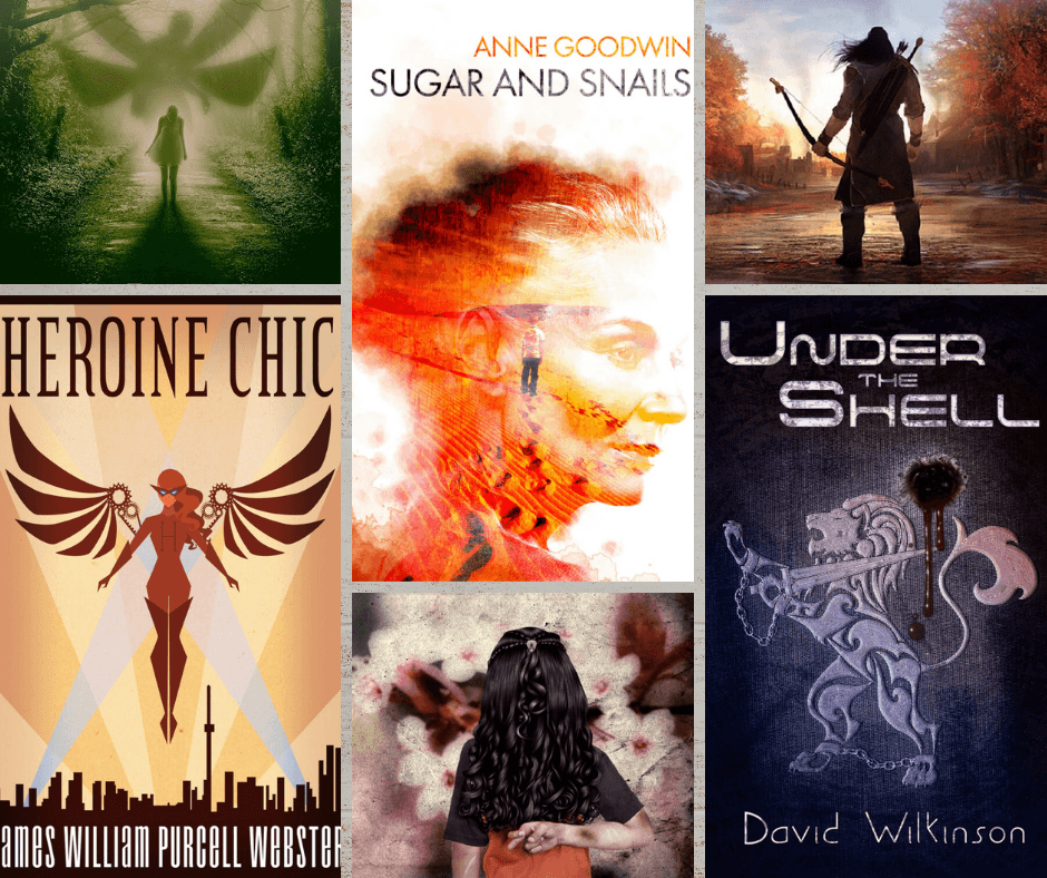 A collage of covers from books with diverse themes and/or non-tokenistic characters